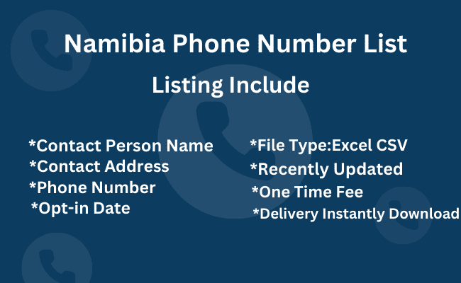 Namibia Phone Number List
