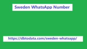 Sweden WhatsApp Number