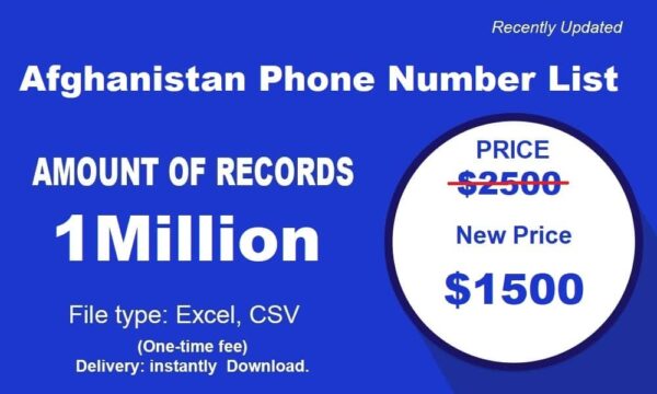 500K Afghanistan Phone Data Scraping