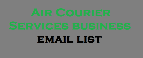 Air Courier Services Email Data Scraping