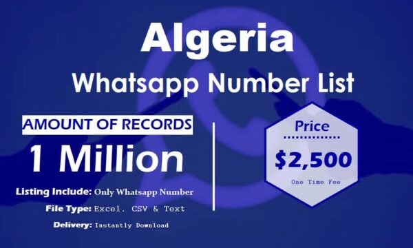 Algeria WhatsApp Data Scraping 1 Million