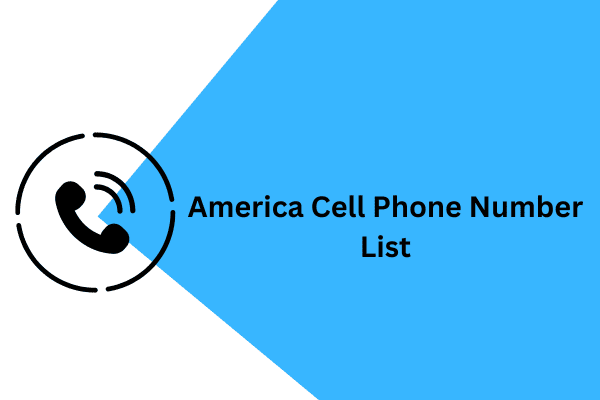 america Cell Phone Number List