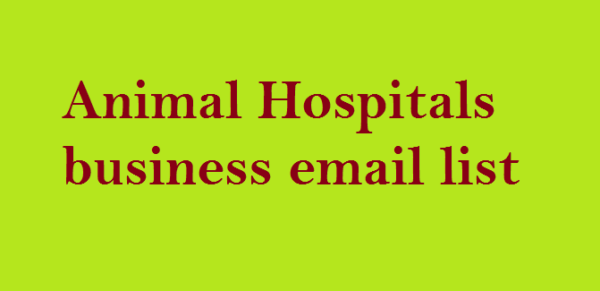 Animal Hospitals Email Data Scraping