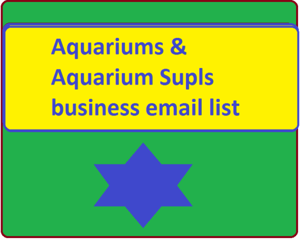 Aquariums & Aquarium Supls Email Data Scraping