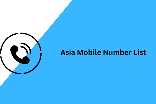 asia Mobile Number List