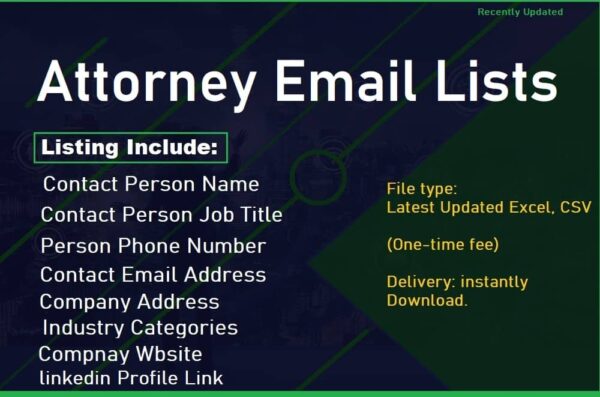 Attorney Email Data Scraping