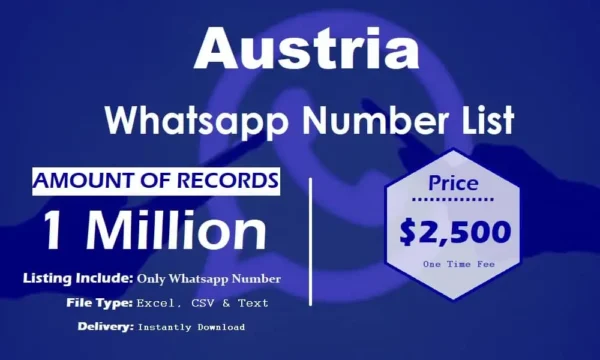 Austria WhatsApp Data Scraping 3 Million