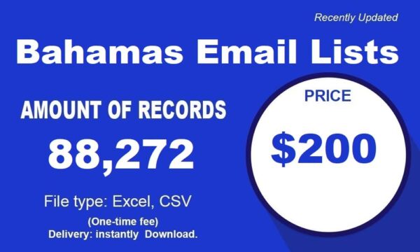 Bahamas Email Data Scrapings