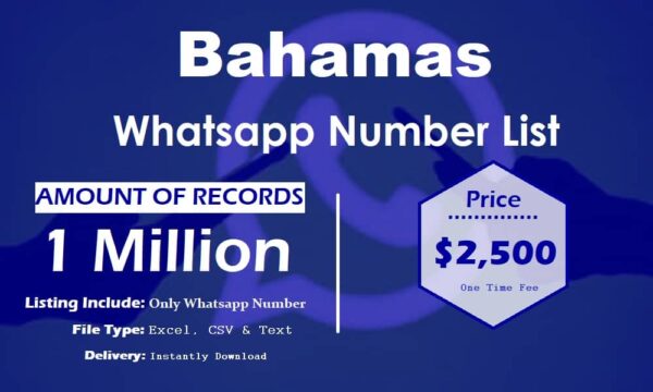 Bahamas WhatsApp Data Scraping 1 Million