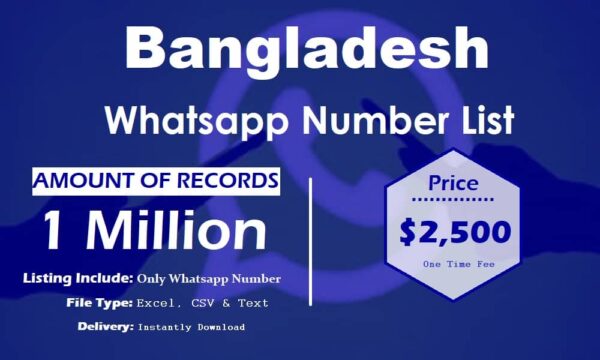 Bangladesh WhatsApp Data Scraping 50K