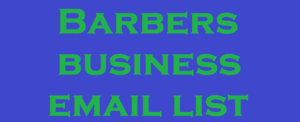 Barbers Email Data Scraping