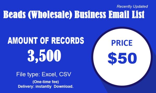 Beads (Wholesale) Email Data Scraping