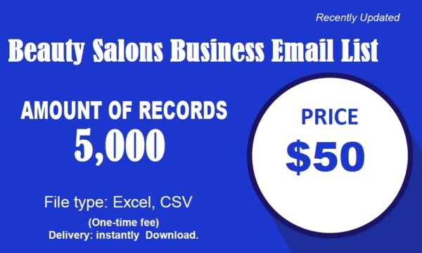 Beauty Salons Email Data Scraping