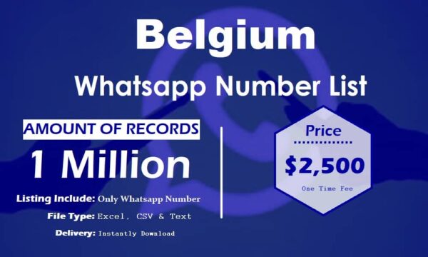 Belgium WhatsApp Data Scraping 1 Million