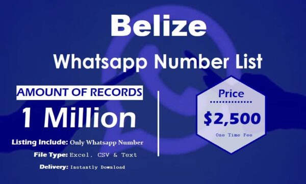 Belize WhatsApp Data Scraping 1 Million