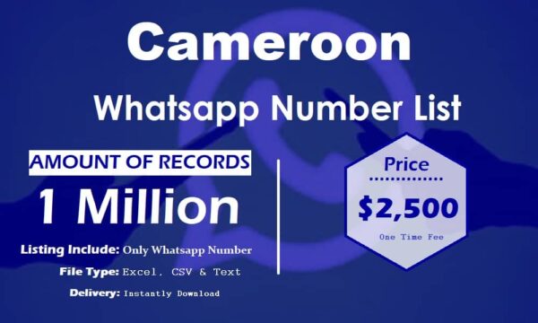 Cameroon WhatsApp Data Scraping 1 Million