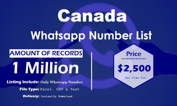 Canada WhatsApp Data Scraping 1 Million