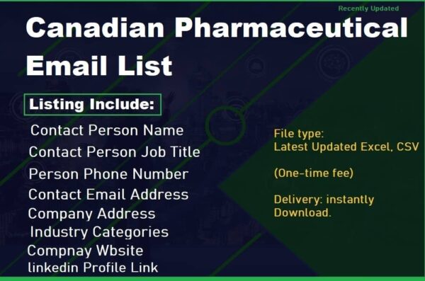 Canadian Pharmaceutical Email Data Scraping