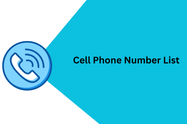 cell Phone Number List