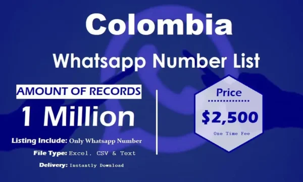 Colombia WhatsApp Data Scraping 500K