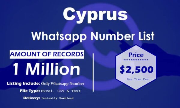 Cyprus WhatsApp Data Scraping 1 Million