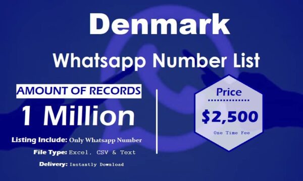 Denmark WhatsApp Data Scraping 1 Million