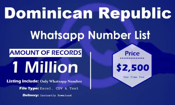 Dominican Republic WhatsApp Data Scraping 100K