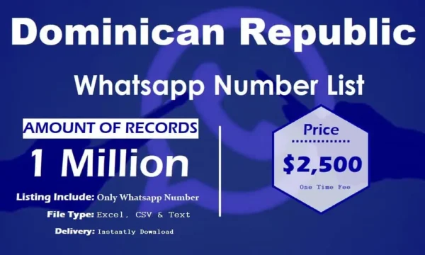 Dominican Republic WhatsApp Data Scraping Trial