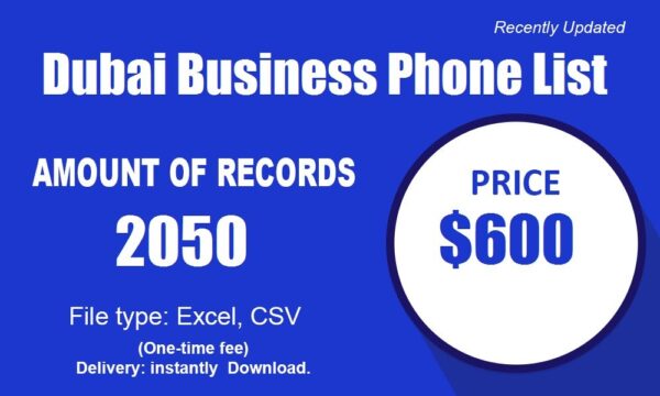 Dubai Business Phone Data Scraping