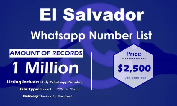 El Salvador WhatsApp Data Scraping 1 Million