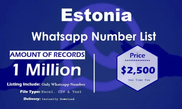 Estonia WhatsApp Data Scraping 3 Million