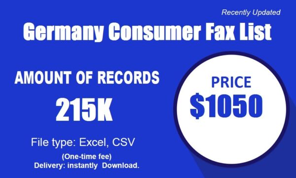 Germany Consumer Fax List