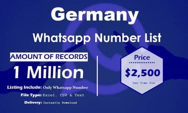 Germany WhatsApp Data Scraping 1 Million