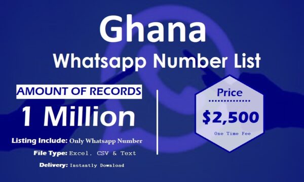 Ghana WhatsApp Data Scraping 1 Million