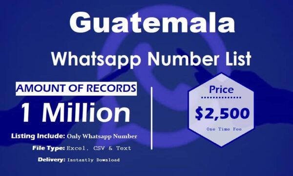 Guatemala WhatsApp Data Scraping 1 Million