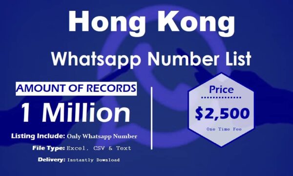 Hong Kong WhatsApp Data Scraping 1 Million