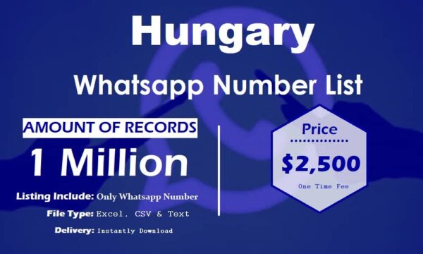 Hungary WhatsApp Data Scraping 1 Million