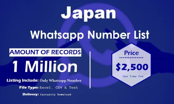 Japan WhatsApp Data Scraping 1 Million