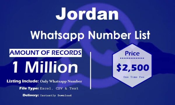 Jordan WhatsApp Data Scraping 1 Million