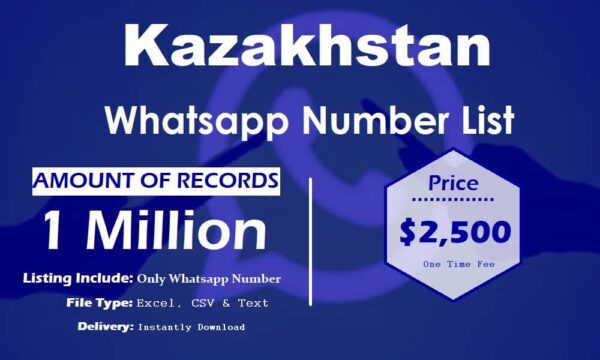 Kazakhstan WhatsApp Data Scraping 1 Million