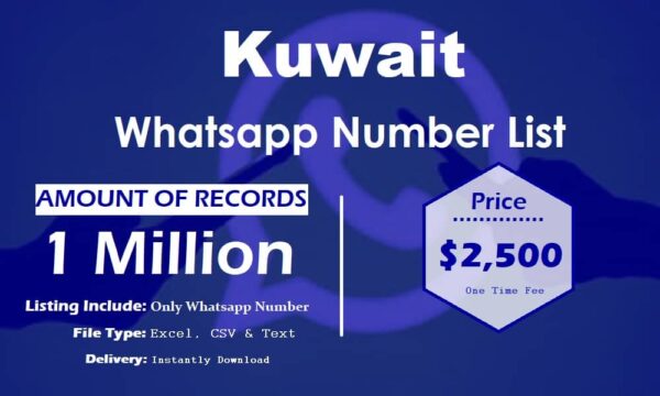 Kuwait WhatsApp Data Scraping 1 Million