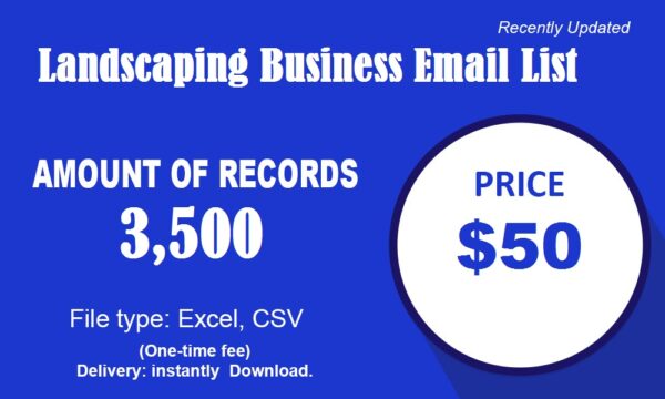 Landscaping Email Data Scraping