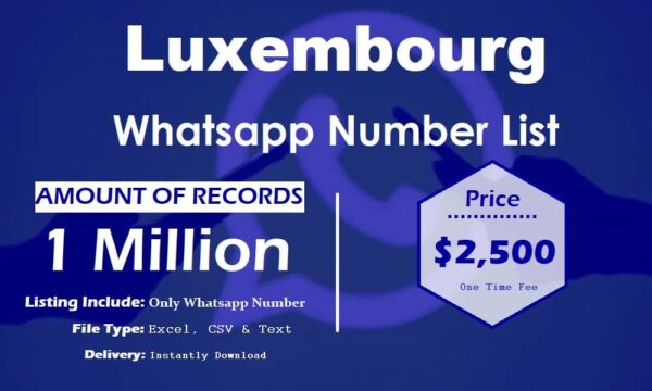 Luxembourg WhatsApp Data Scraping 1 Million