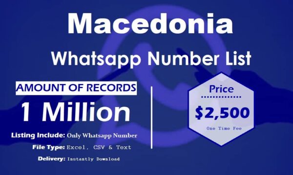 Macedonia WhatsApp Data Scraping 1 Million