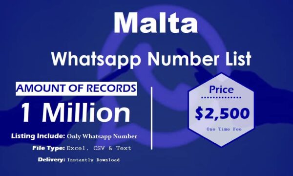 Malta WhatsApp Data Scraping 1 Million