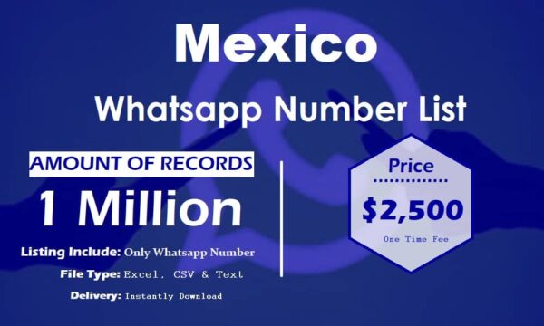 Mexico WhatsApp Data Scraping 1 Million