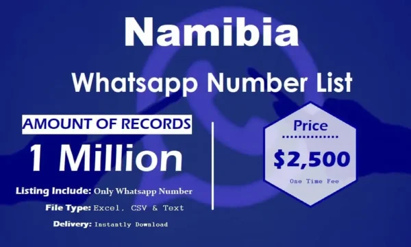 Namibia WhatsApp Data Scraping 100K