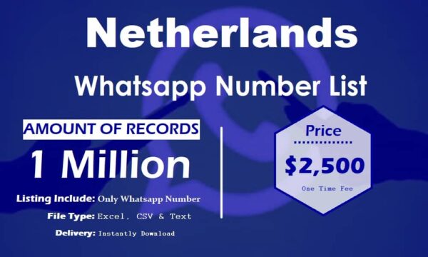 Netherlands WhatsApp Data Scraping 1 Million