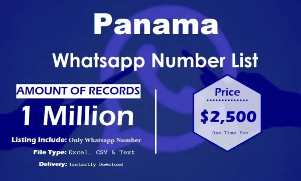 Panama WhatsApp Data Scraping Trial