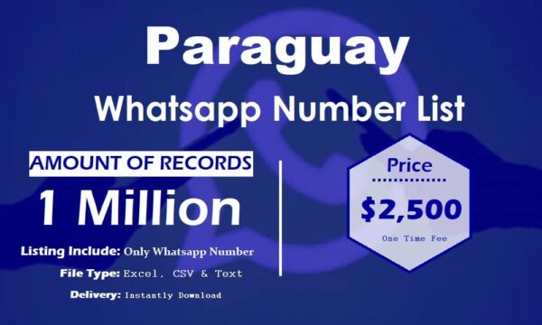 Paraguay WhatsApp Data Scraping 1 Million